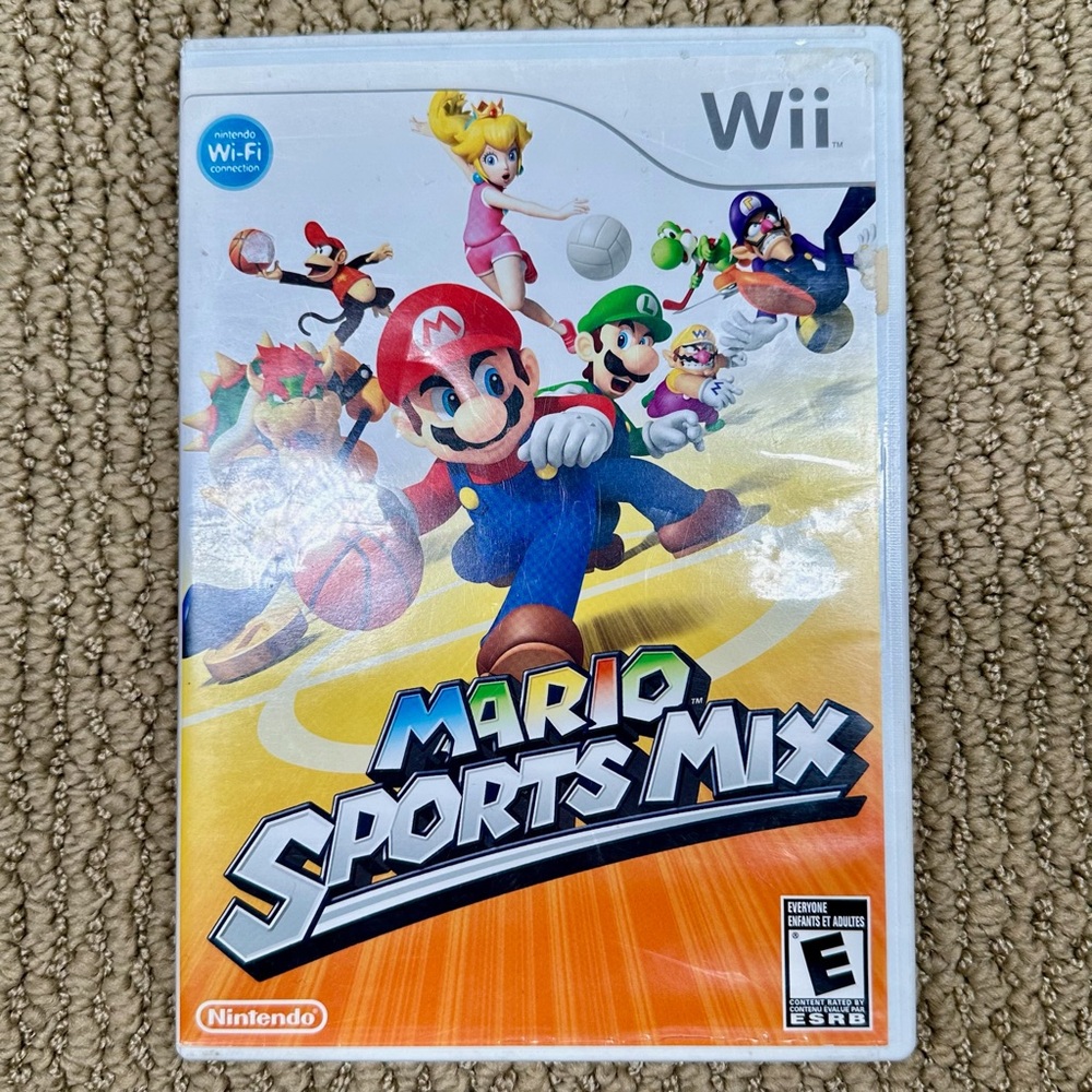 Mario Sports Mix Wii PREOWNED COMPLETE CIB TESTED